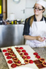 Photo reportage culinaire au concours de patisserie d'un lycée professionnel de restauration à Annecy, Savoie, pour la communication de la région Rhône-Alpes